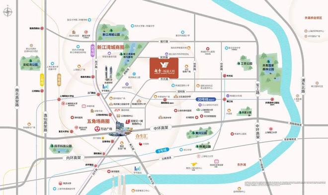 角场 地铁房「越秀·杨浦天玥」正在热销瓦力棋牌均价92000元㎡！杨浦·五(图2)